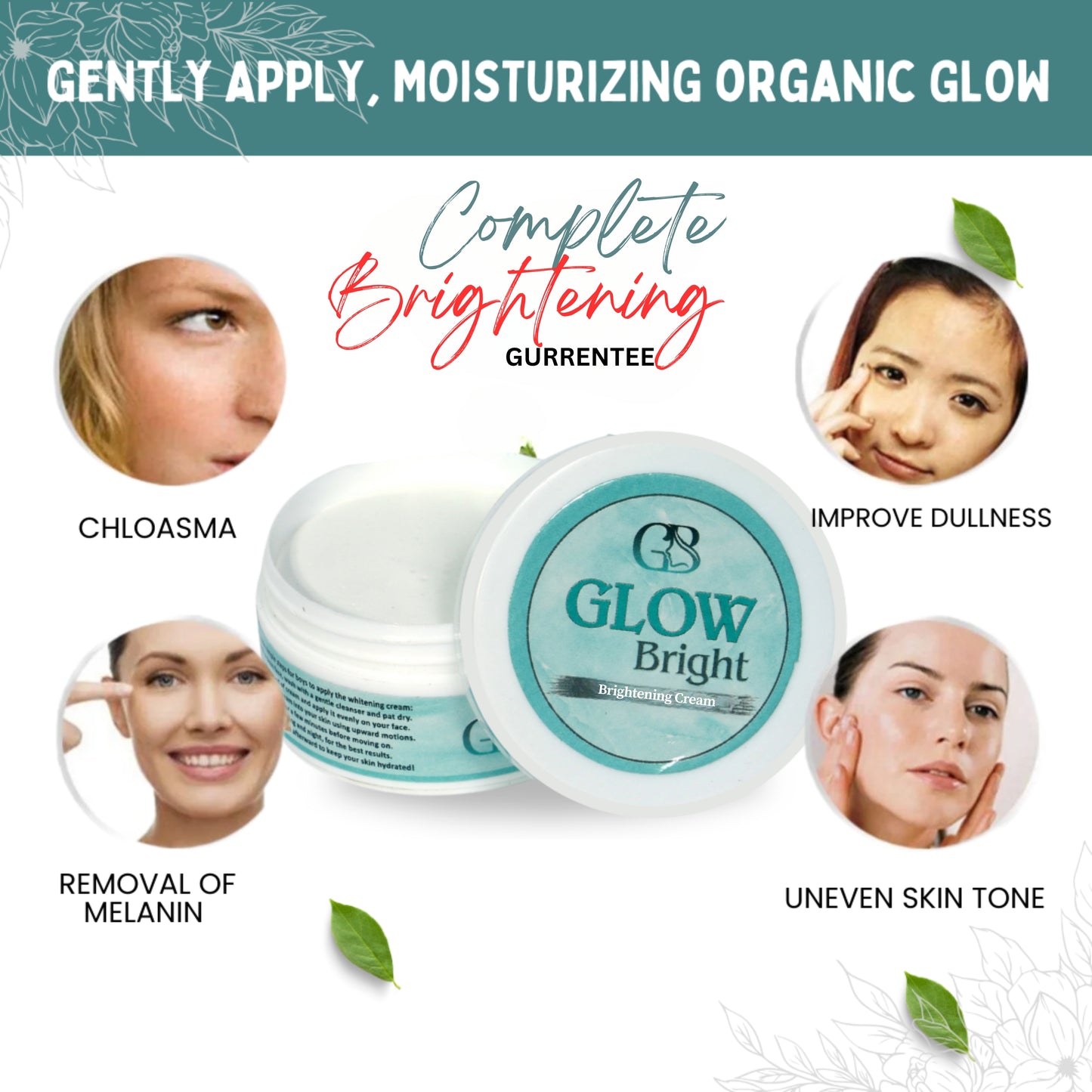 Glow Bright Brightening Cream (Korean Skincare)